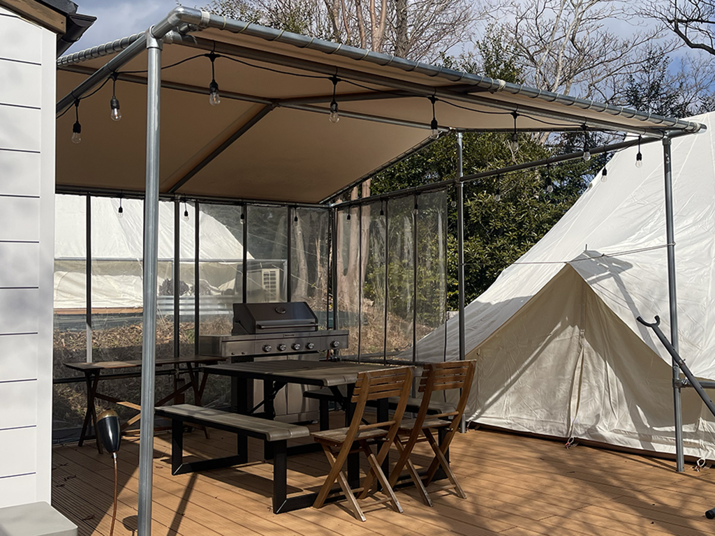 各サイトで楽しむ焚火・BBQ