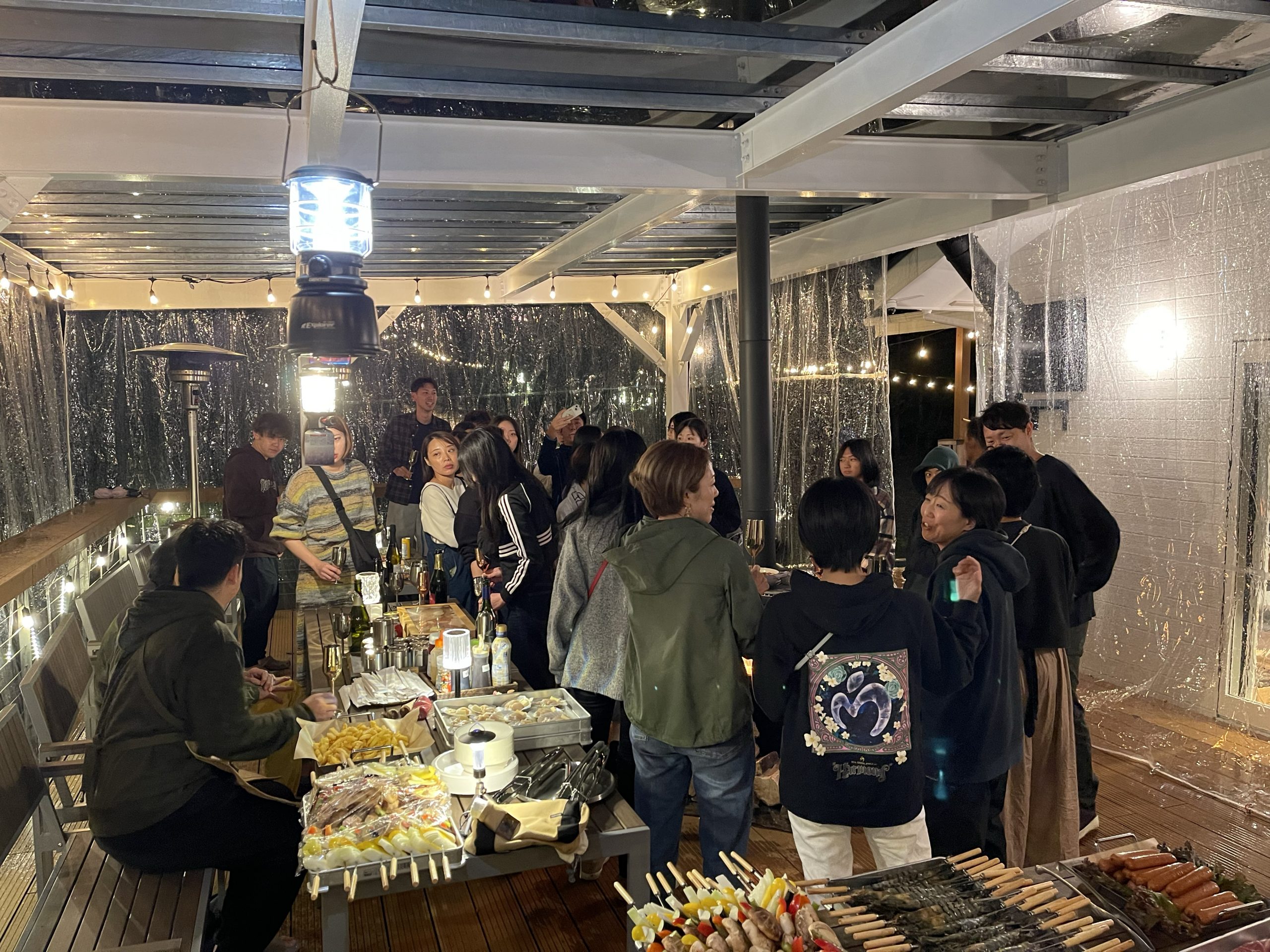 団体専用テラス